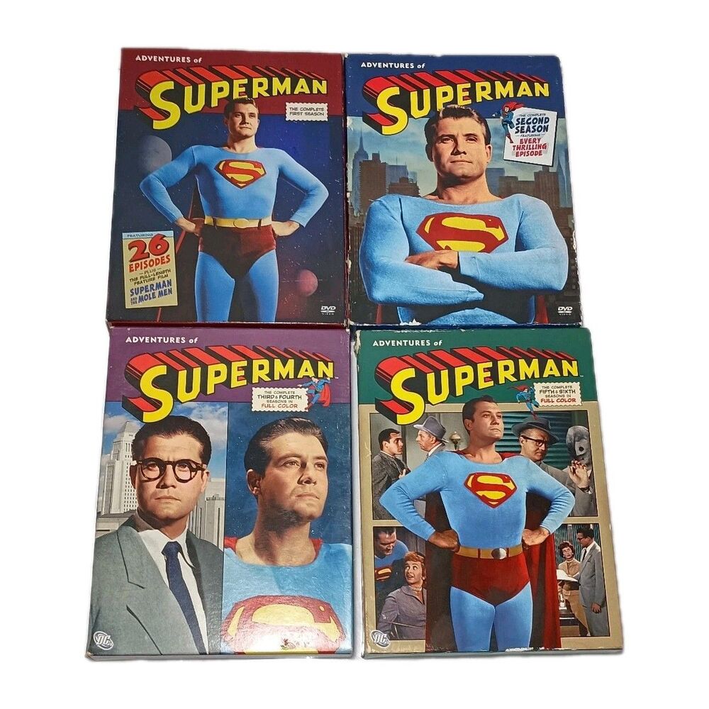 Adventures of Superman Complete TV Series 1-6 Seasons 2, 3, 4, 5 DVD Clark Kent